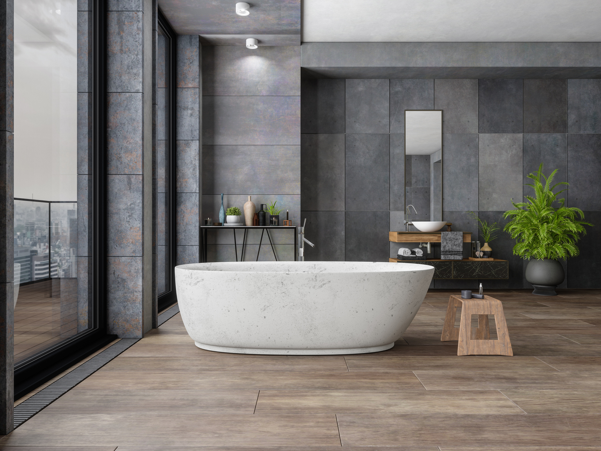 Bathroom In New Luxury Home